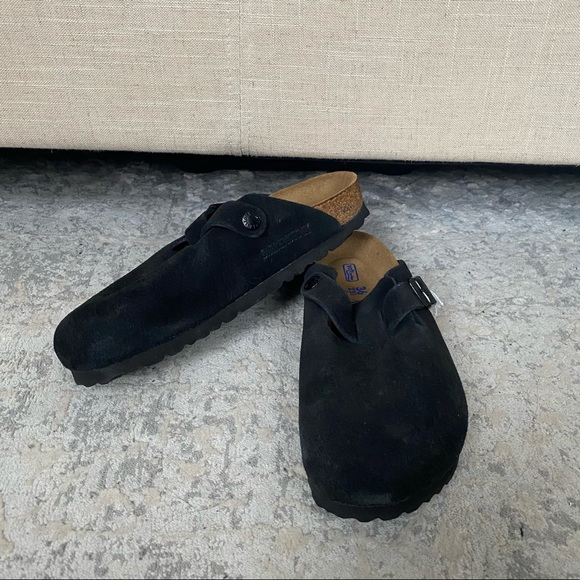 NEW! Birkenstock Boston Suede Clogs - Picture 3 of 7